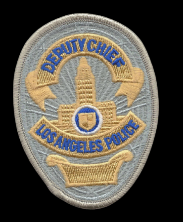 LAPD DEPUTY CHIEF SOFT BADGE PATCH.